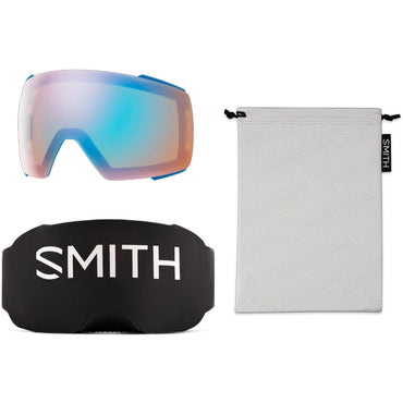 Smith I/O Mag Photochromic  True Blue/ChromaPop Pro Photochromic  Blue Mirror/Chromapop Storm Blue Sensor Mirror Snow Goggles