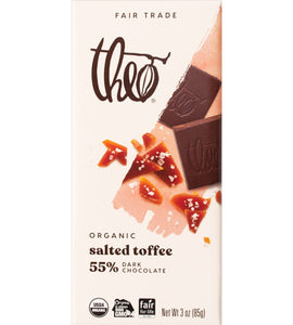 Theo's Salted Toffee 55% Dark Chocolate