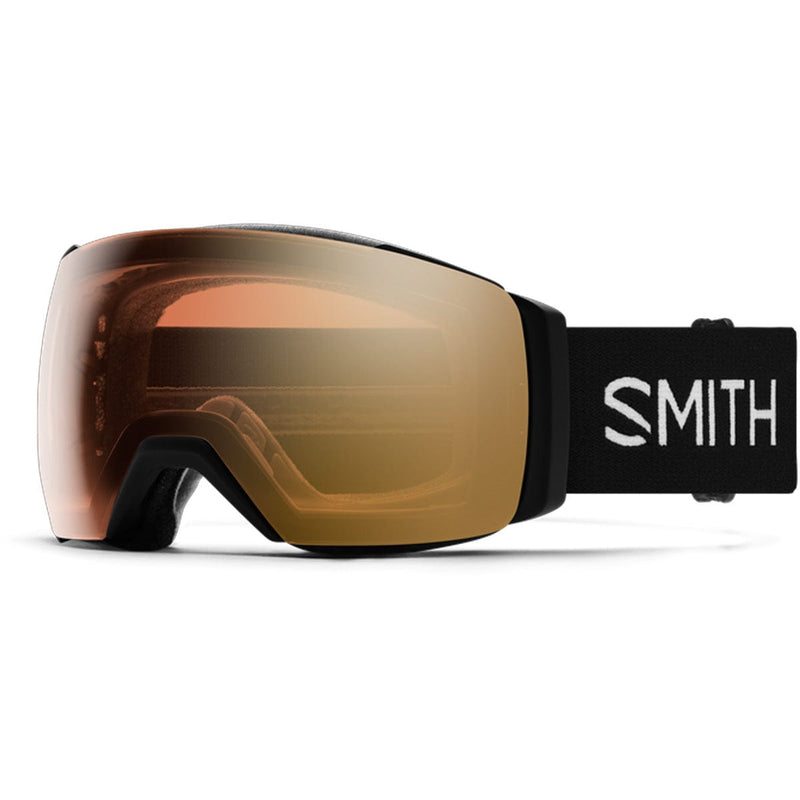 Load image into Gallery viewer, Smith I/O Mag XL Photochromic  Black/ChromaPop Pro Photochromic Gold Mirror/Chromapop Storm Blue Sensor Mirror Snow Goggles
