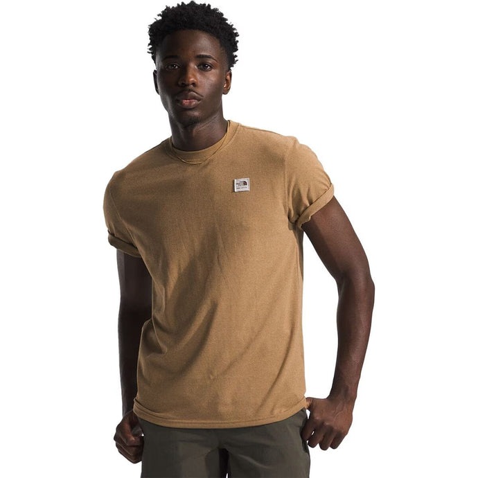 The North Face Men's Short Sleeve Heritage Patch Heathered Tee