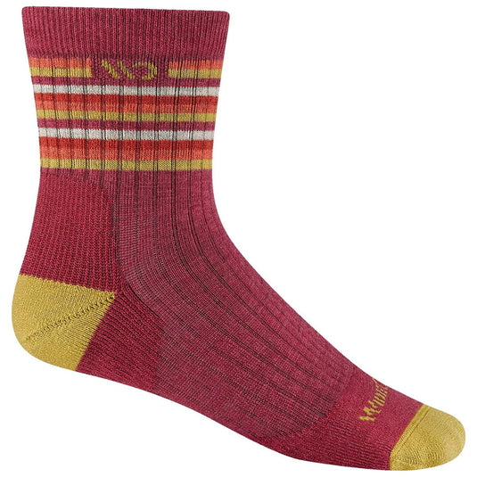 Wide Open by Darn Tough Women's Multi Stripe Midweight Micro Crew Sock