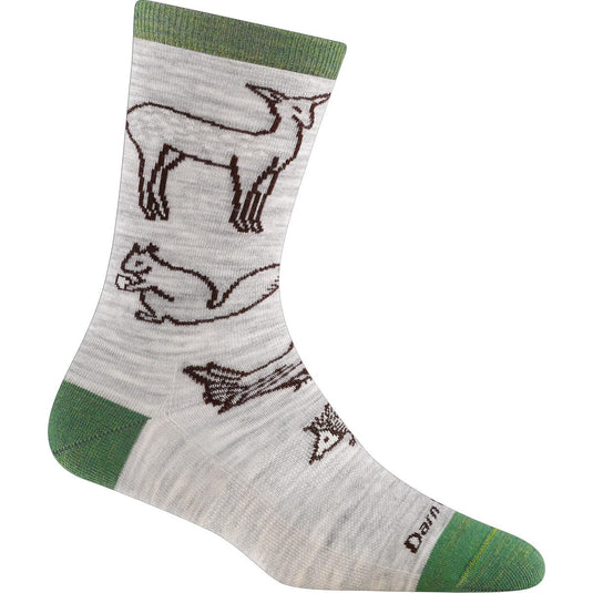 Darn Tough Women's Woodland Creatures Crew Lightweight Socks