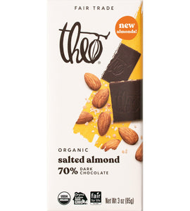 Theo's Salted Almond 70% Dark Chocolate