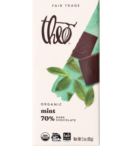 Theo's Mint 70% Dark Chocolate