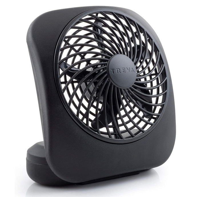 Treva 5 Inch Battery Powered Desk Fan