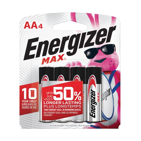 Energizer Max AA Batteries 4 pk