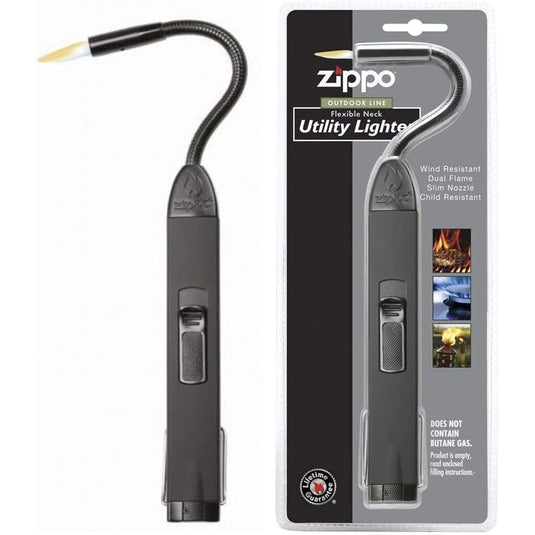 Zippo Flex Neck Utility Lighter - Filled - Black