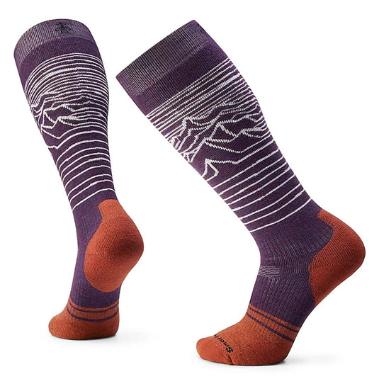 Smartwool Snowboard Full Cushion Iguchi Pattern Over the Calf Socks