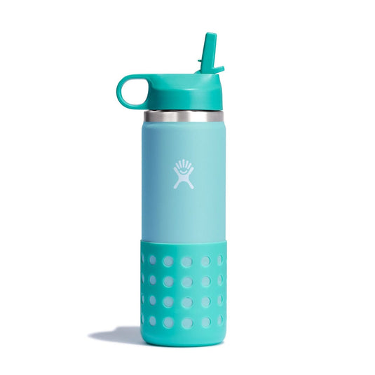 Hydro Flask 20 oz. Kid's Wide Mouth Straw Lid and Boot Bottle