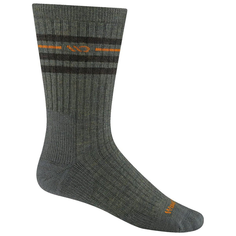 Load image into Gallery viewer, Wide Open by Darn Tough Men&#39;s Vintage Stripe Midweight Crew Sock
