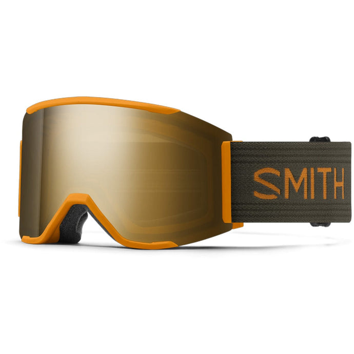 Smith Squad Mag  Rust/ChromaPop Sun Black Gold Mirror/Chromapop Storm Blue Sensor Mirror Snow Goggles