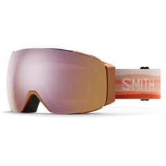 Smith I/O Mag  Mirage/ChromaPop Everyday Rose Gold Mirror/Chromapop Storm Blue Sensor Mirror Snow Goggles