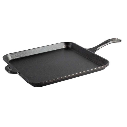 Lodge Cast Iron 11 Inch Seasoned Square Cast Iron Griddle