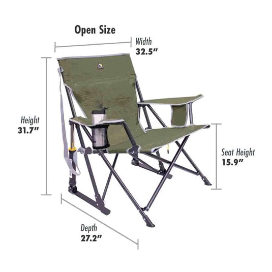 GCI Outdoor Kickback Rocker Chair