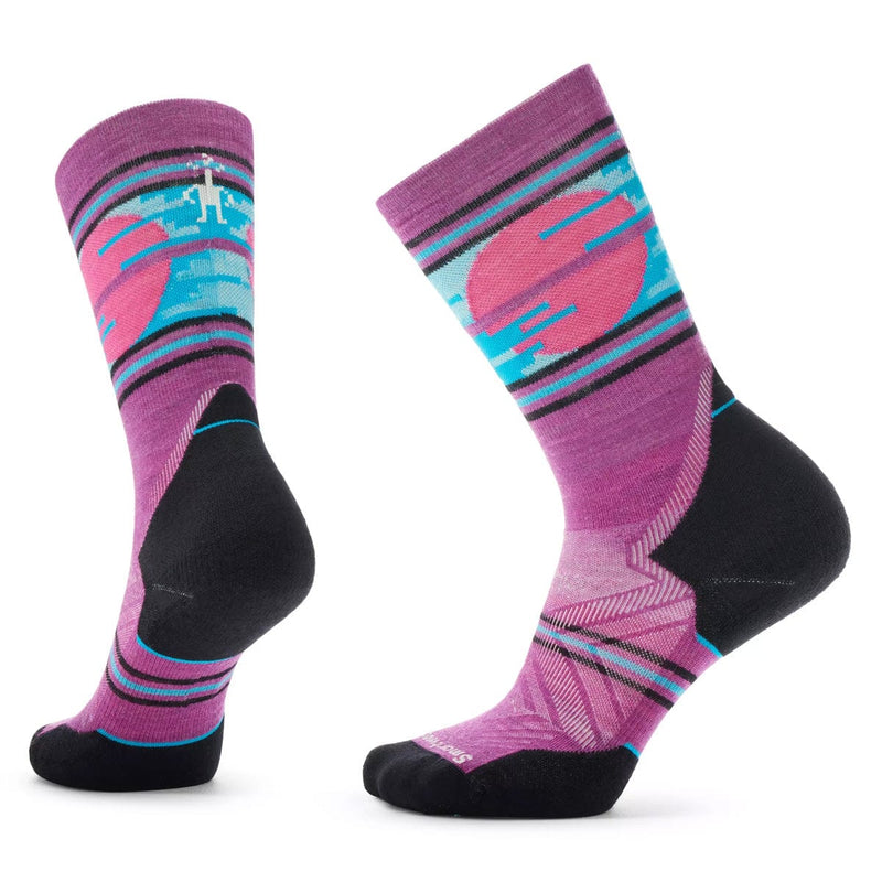 Load image into Gallery viewer, Smartwool Women&#39;s Trail Run Targeted Cushion Sunset Trail Crew Socks
