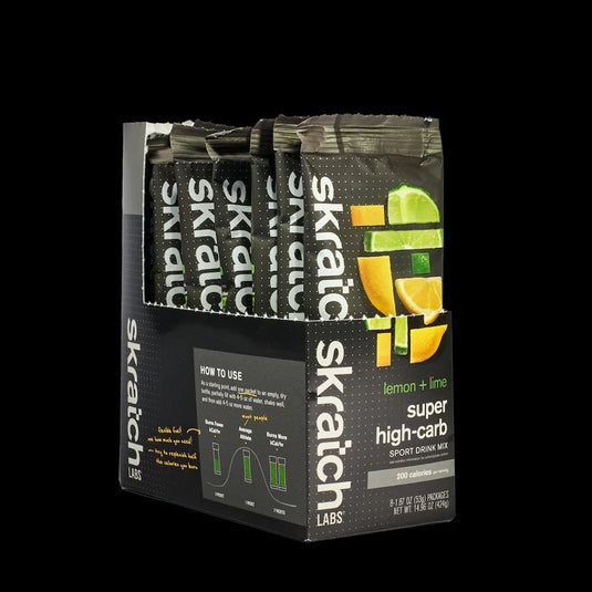 Skratch Labs Super High-Carb Sport Lemon + Lime Single Serve Drink Mix