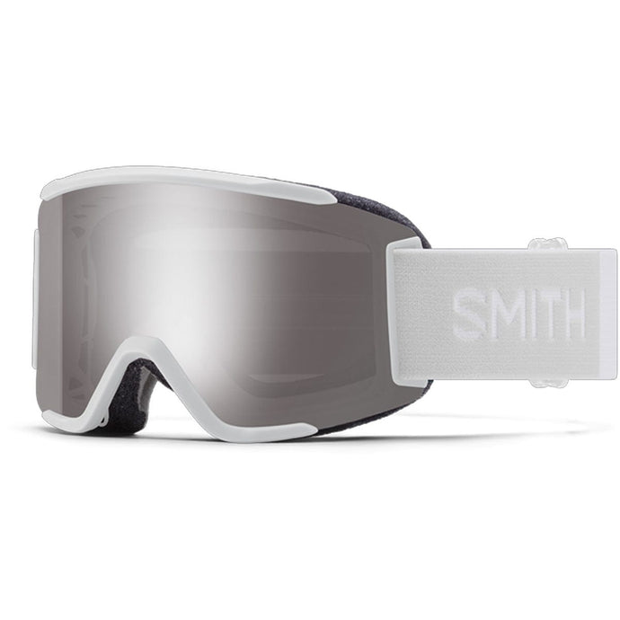 Smith Squad S  White Vapor/ChromaPop Sun Platinum Mirror/Clear Snow Goggles