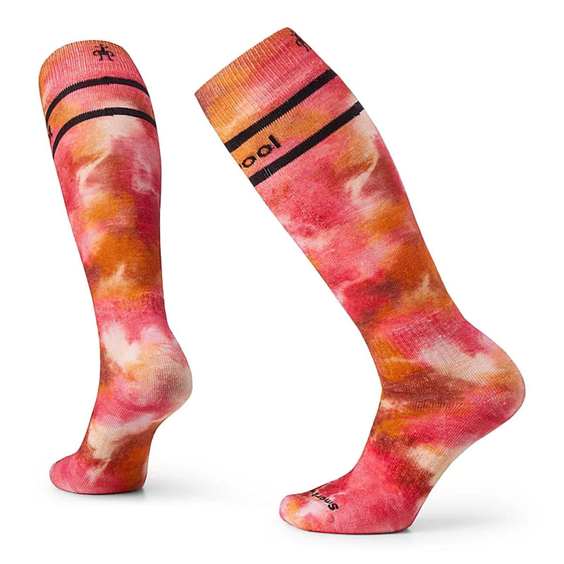 Load image into Gallery viewer, Smartwool Women&#39;s Ski Full Cushion Tie Dye Print Over The Calf Socks
