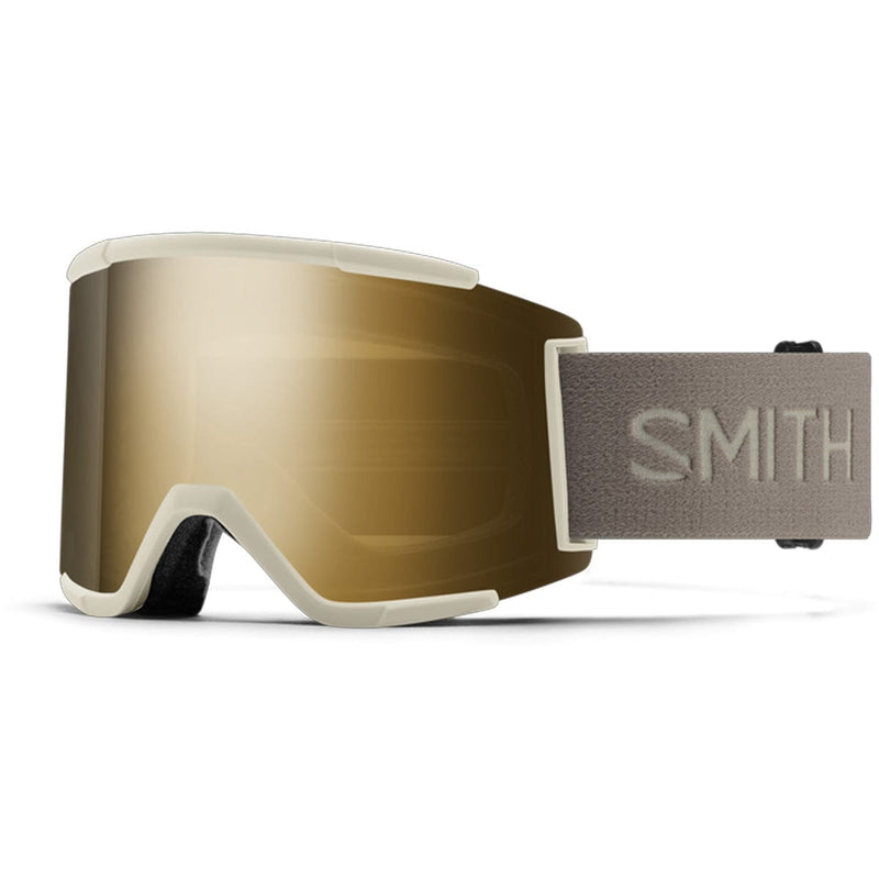 Load image into Gallery viewer, Smith Squad XL  Chalk/ChromaPop Sun Black Gold Mirror/Chromapop Storm Blue Sensor Mirror Snow Goggles
