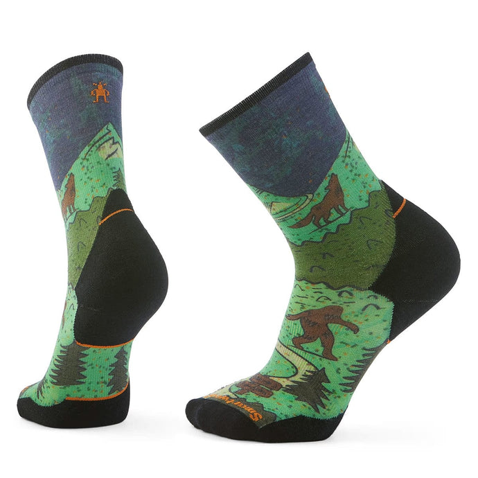 Smartwool Trail Run Targeted Cushion Neature Print Crew Socks