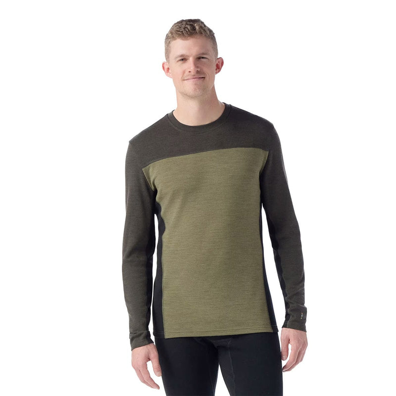 Load image into Gallery viewer, Smartwool Men&#39;s Classic Thermal Merino Base Layer Colorblock Crew
