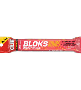 Clif Bar Sour Strawberry Lemonade with Caffeine Shot Bloks