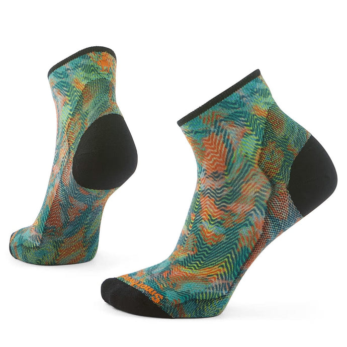 Smartwool Women's Bike Zero Cushion Jungle Music Print Ankle Socks