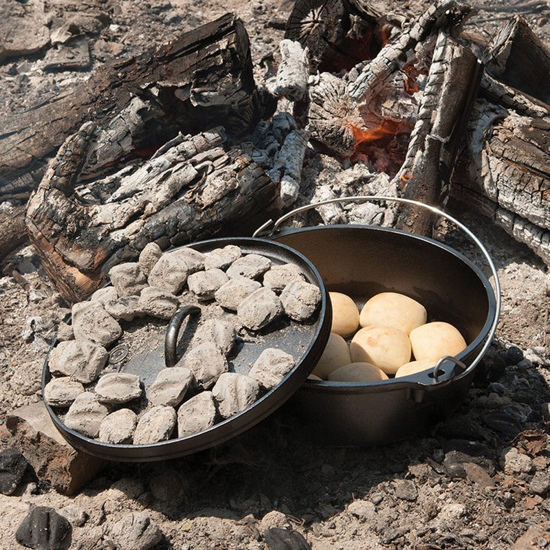 Load image into Gallery viewer, Lodge Cast Iron 12 Inch / 6 Quart Cast Iron Camp Dutch Oven
