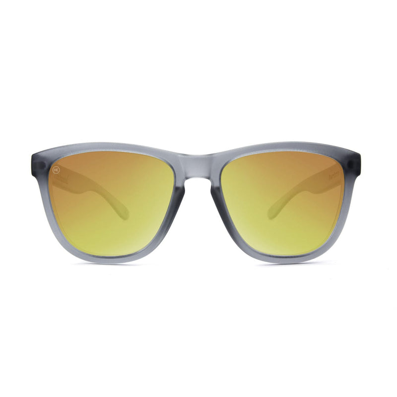 Load image into Gallery viewer, Knockaround Premiums Sunglasses - Frosted Grey/Red Sunset
