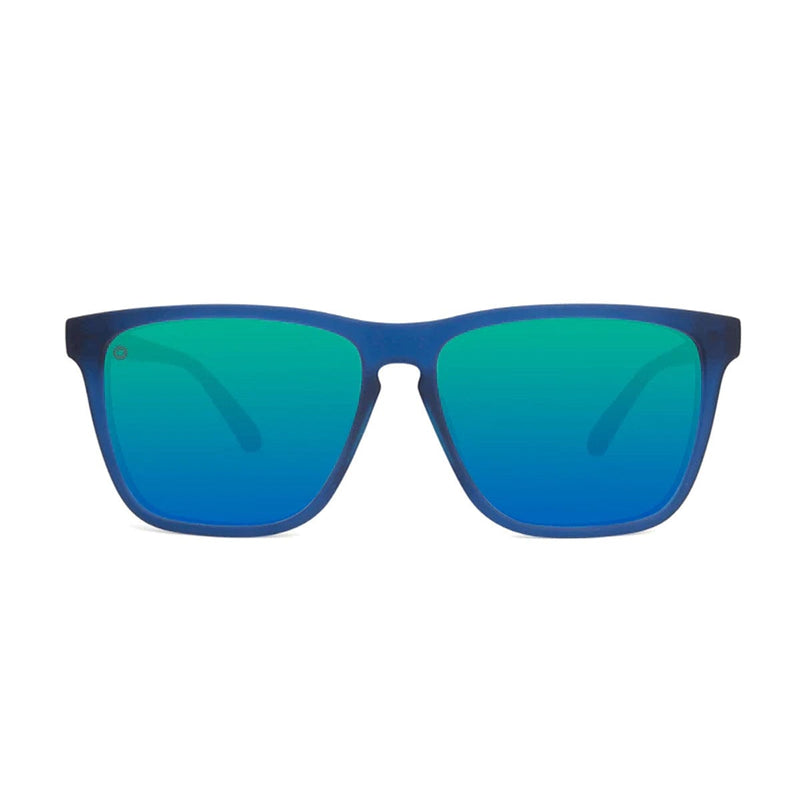 Load image into Gallery viewer, Knockaround Fast Lanes Sport Sunglasses - Rubberized Navy / Mint
