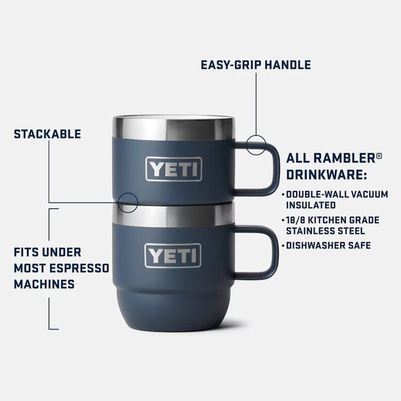 Load image into Gallery viewer, Yeti Rambler 6 oz Mug 2 Pack
