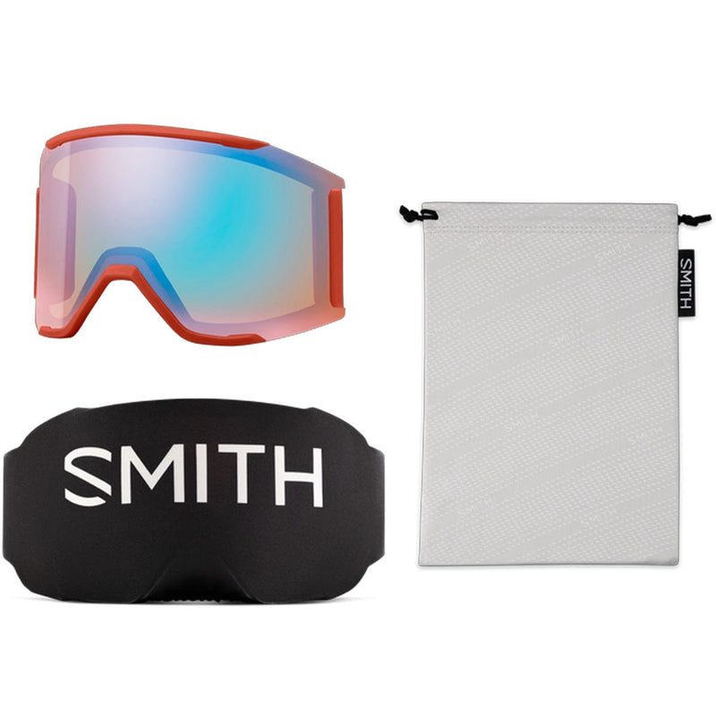 Load image into Gallery viewer, Smith Squad Mag  Rust/ChromaPop Sun Black Gold Mirror/Chromapop Storm Blue Sensor Mirror Snow Goggles
