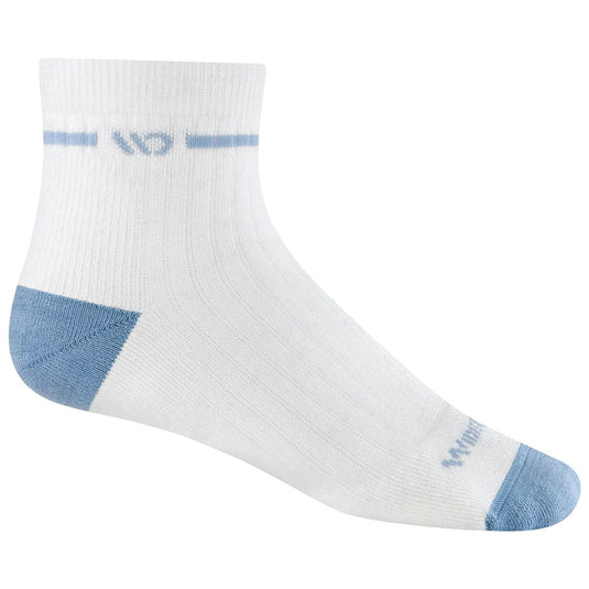 Wide Open by Darn Tough Women's Single Stripe Midweight Quarter Sock