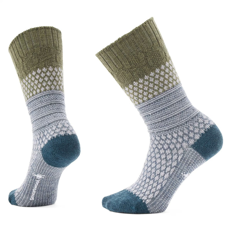 Load image into Gallery viewer, Smartwool Everyday Popcorn Cable Crew Full Cushion Socks
