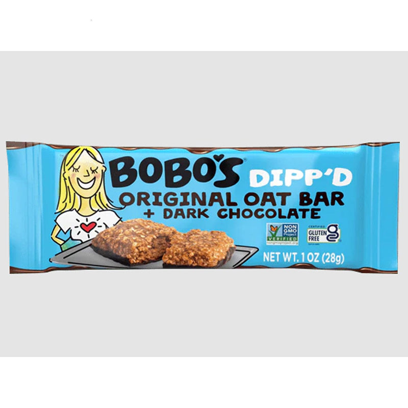 Load image into Gallery viewer, Bobos Dipp&#39;d Original Oat Bars + Dark Chocolate
