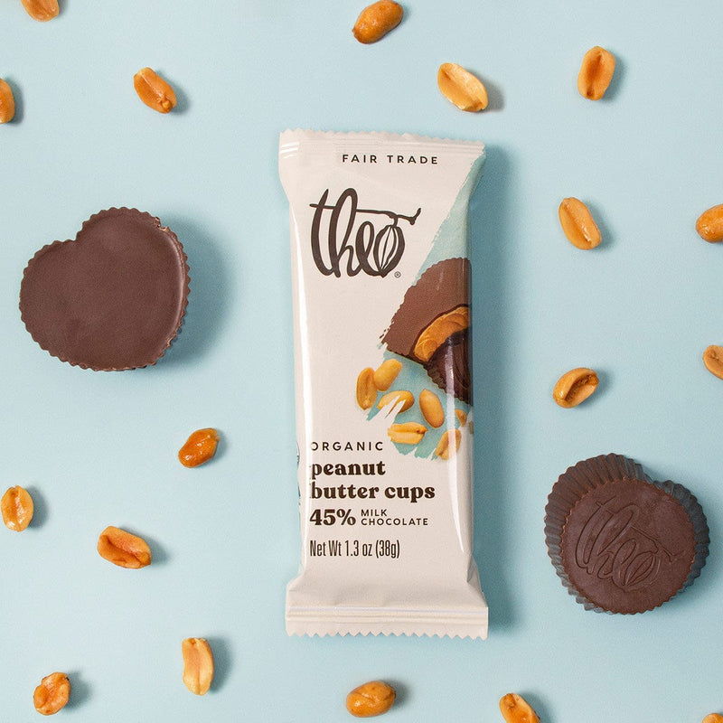 Load image into Gallery viewer, Theo&#39;s Peanut Butter &amp; 45% Milk Chocolate Cups
