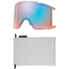 Smith Squad XL  High Voltage/ChromaPop Everyday Violet Mirror/Chromapop Storm Blue Sensor Mirror Snow Goggles