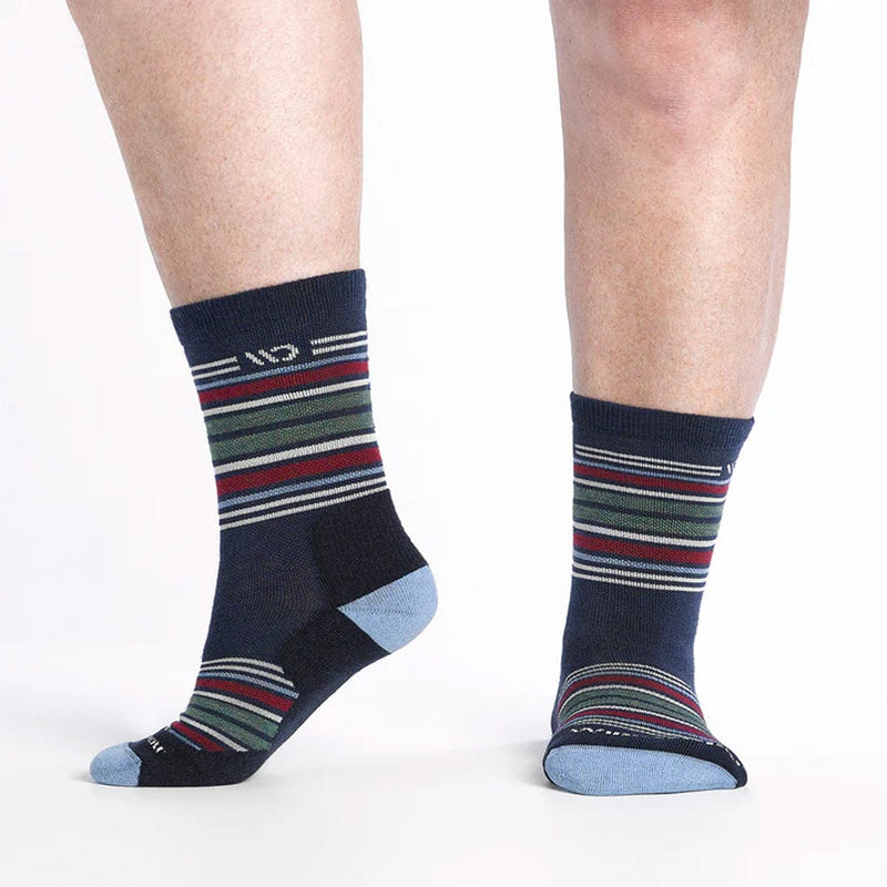 Load image into Gallery viewer, Wide Open by Darn Tough Men&#39;s Multi Stripe Midweight Micro Crew Sock
