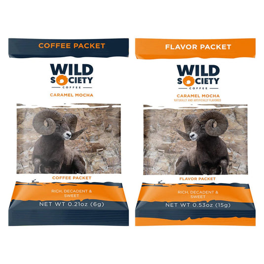 Wild Society Microground Instant Caramel Mocha 3pk