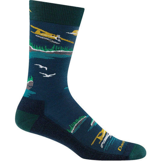 Darn Tough Men's Float Boat Crew Lightweight With Cushion Socks