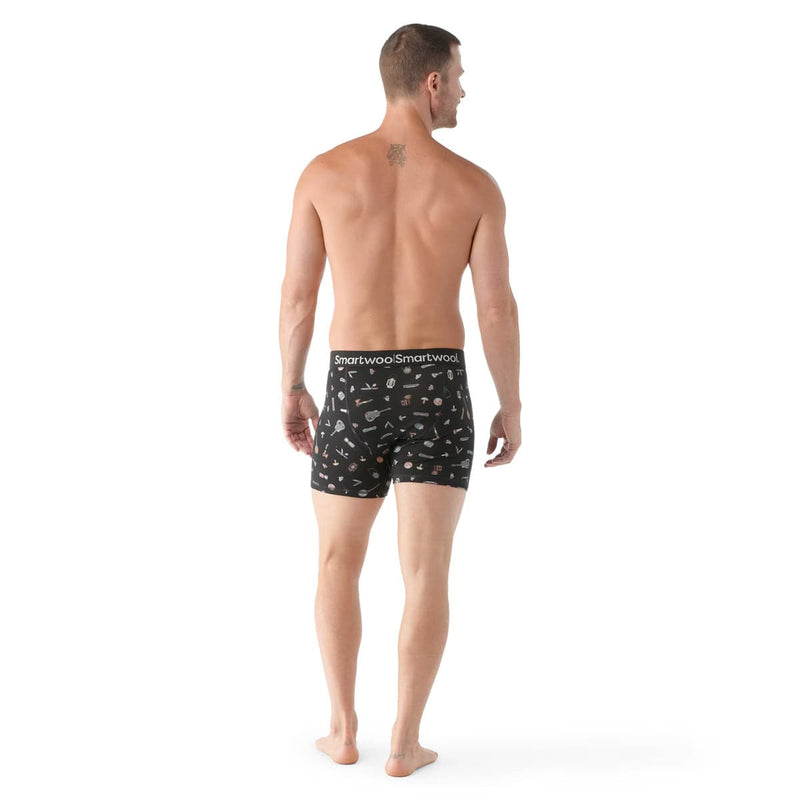 Load image into Gallery viewer, Smartwool Men&#39;s Merino Print Boxer Brief Boxed
