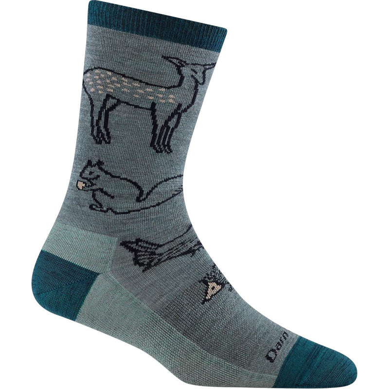 Load image into Gallery viewer, Darn Tough Women&#39;s Woodland Creatures Crew Lightweight Socks
