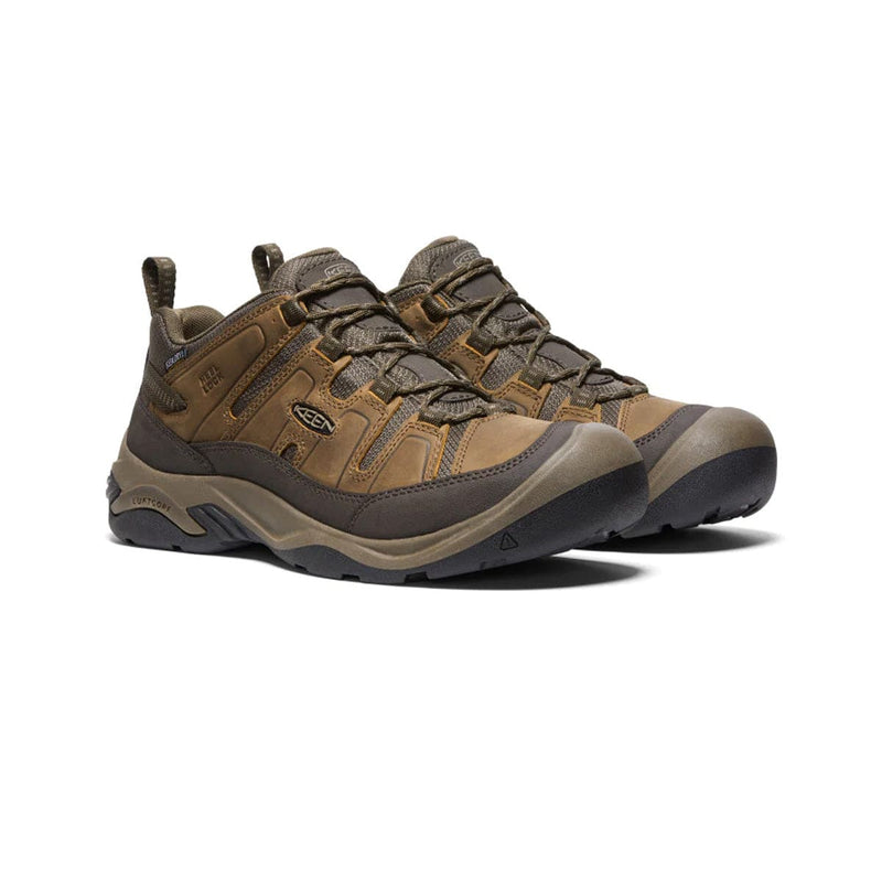 Load image into Gallery viewer, Keen Men&#39;s Circadia Low Waterproof Wide Hiking Shoe
