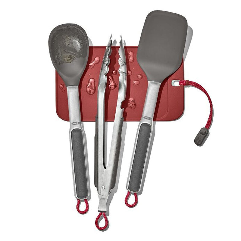 Load image into Gallery viewer, OXO Camp Cook Utensil Set w/ Rest
