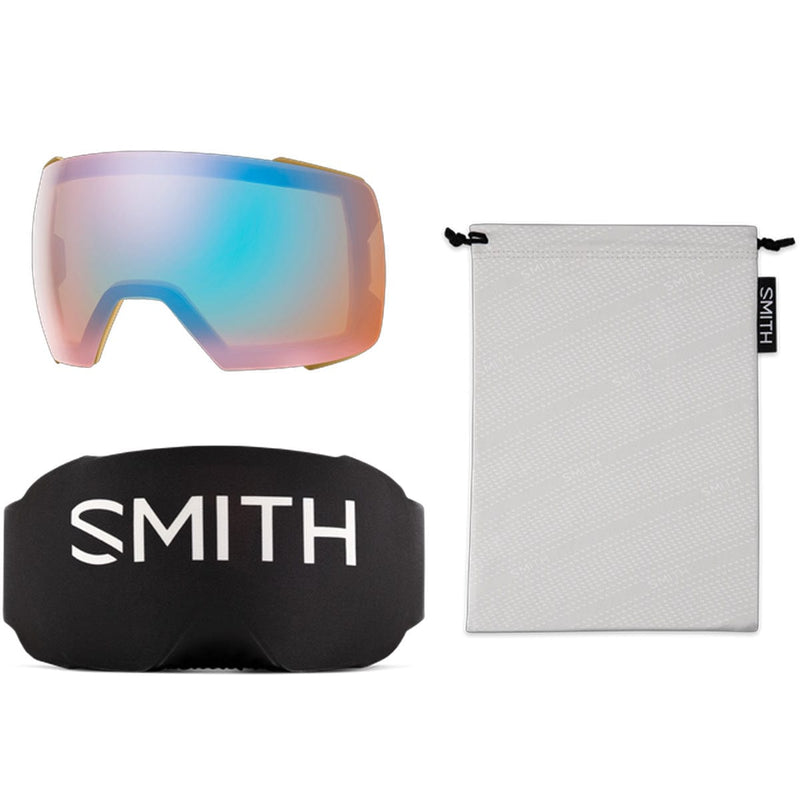 Load image into Gallery viewer, Smith I/O Mag XL  Coyote/ChromaPop Sun Black/Chromapop Storm Blue Sensor Mirror Snow Goggles
