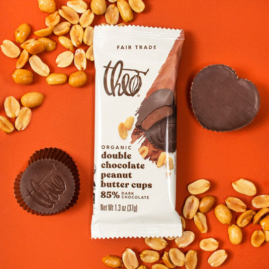 Theo's Double Chocolate Peanut Butter & 85% Dark Chocolate Cups