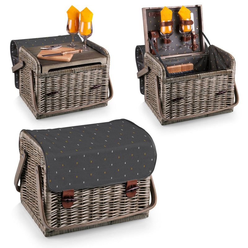 Load image into Gallery viewer, Kabrio Wine &amp; Cheese Picnic Basket by Picnic Time Family of Brands
