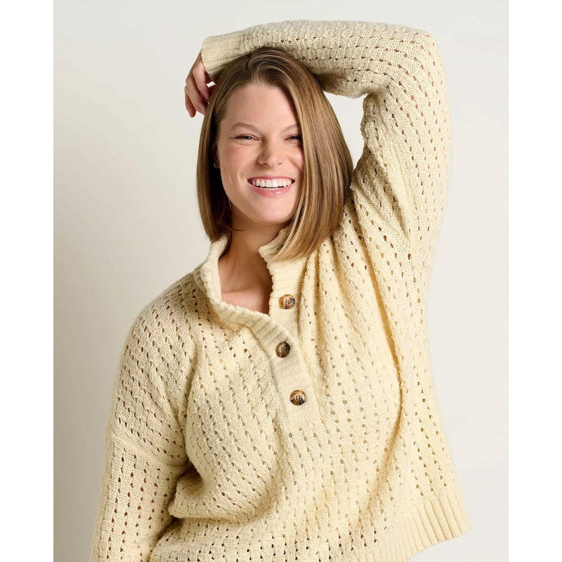 Load image into Gallery viewer, Toad&amp;Co Women&#39;s Moss Point Henley Sweater
