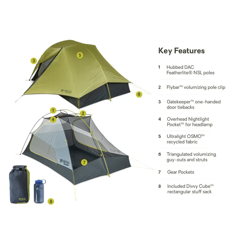 Load image into Gallery viewer, Nemo Equipment Hornet OSMO Ultralight 3 Person Backpacking Tent
