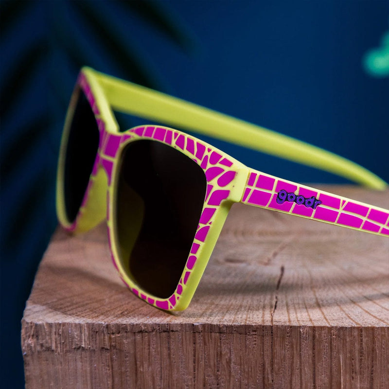 Load image into Gallery viewer, goodr Pop G Sunglasses - Croco-Dial For A Good Time
